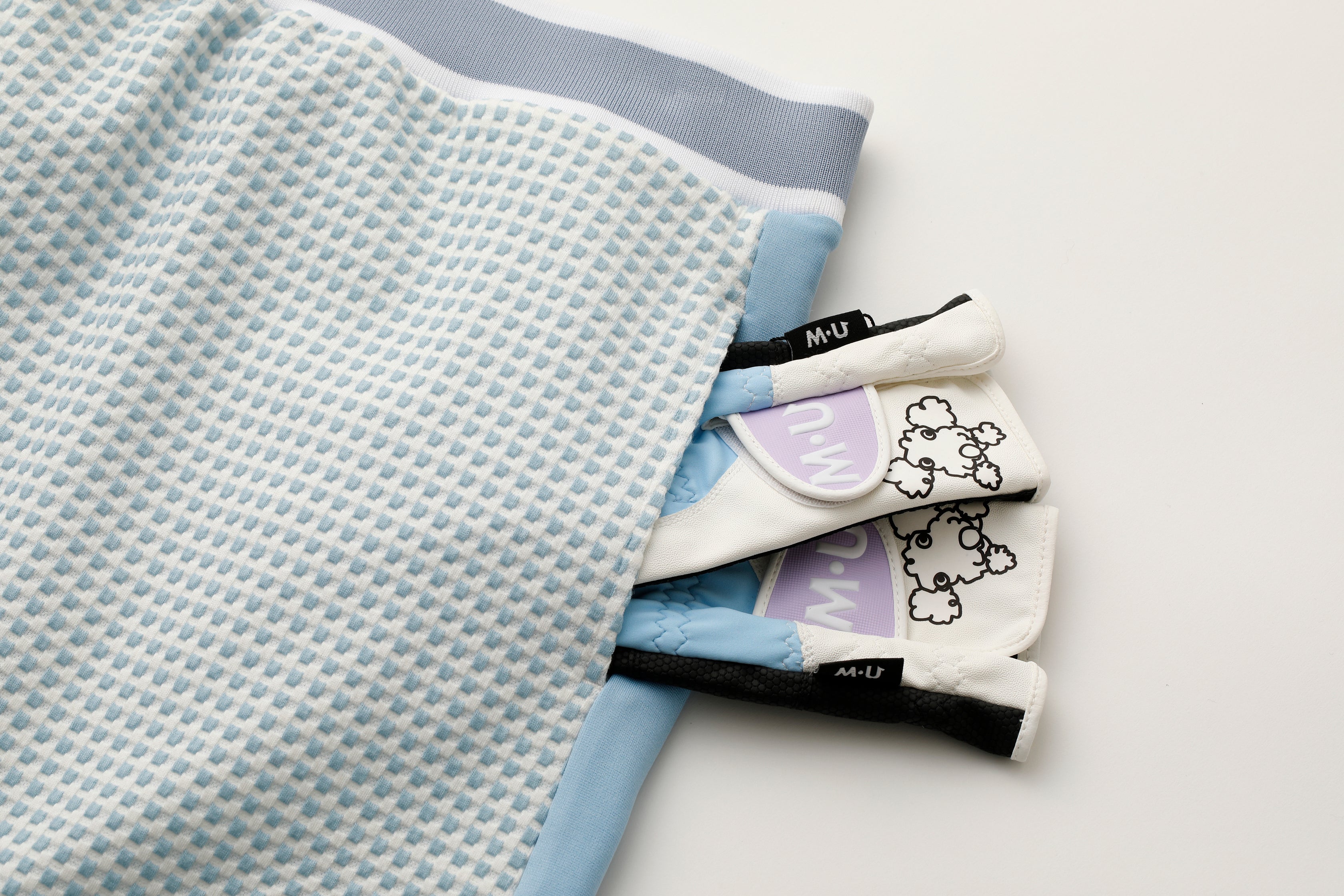 ハート×ほしロゴ チェックカットソースカート(801Q4504)