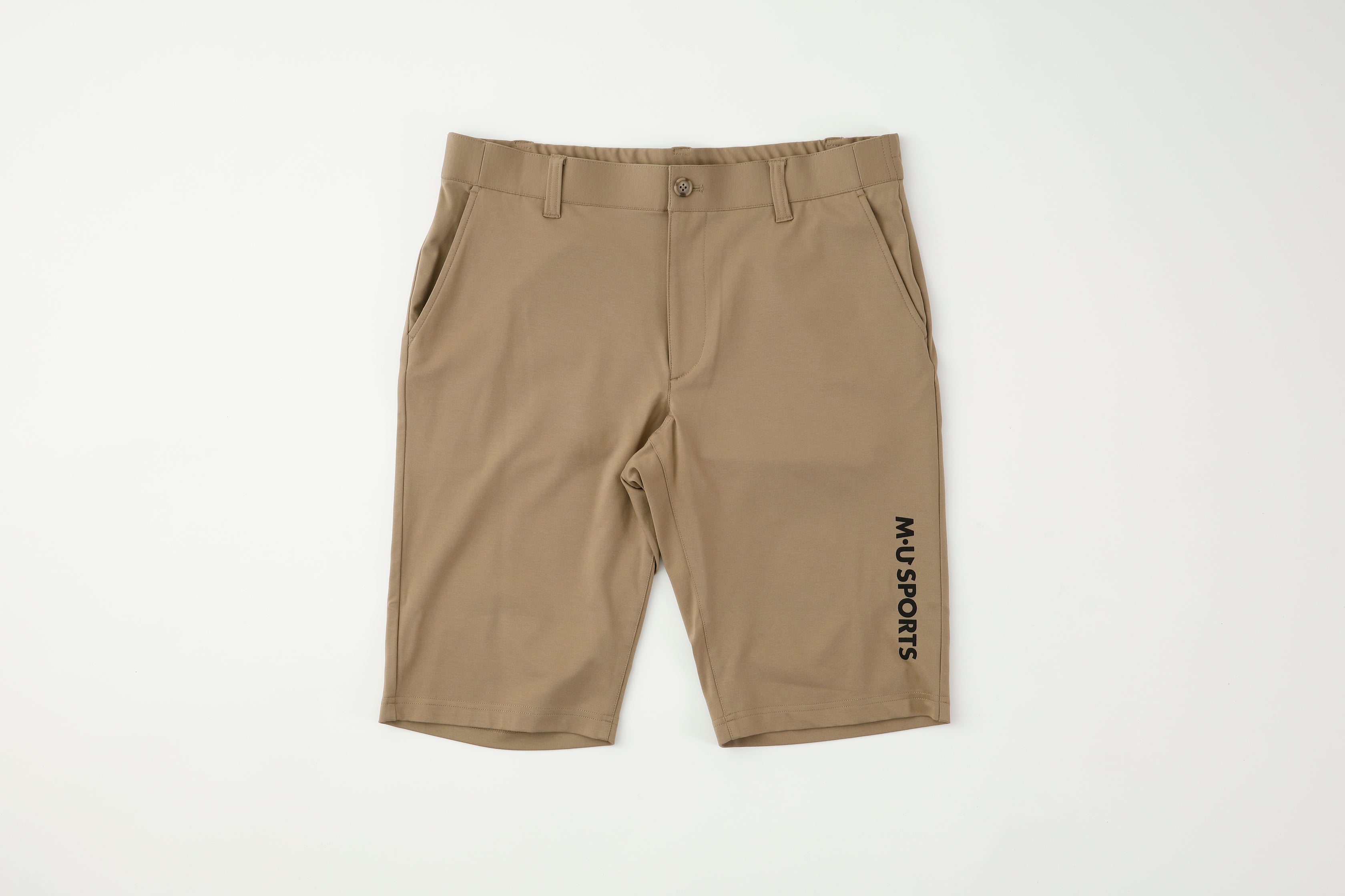 ロゴプリントメンズストレッチハーフパンツ(700Q4504)