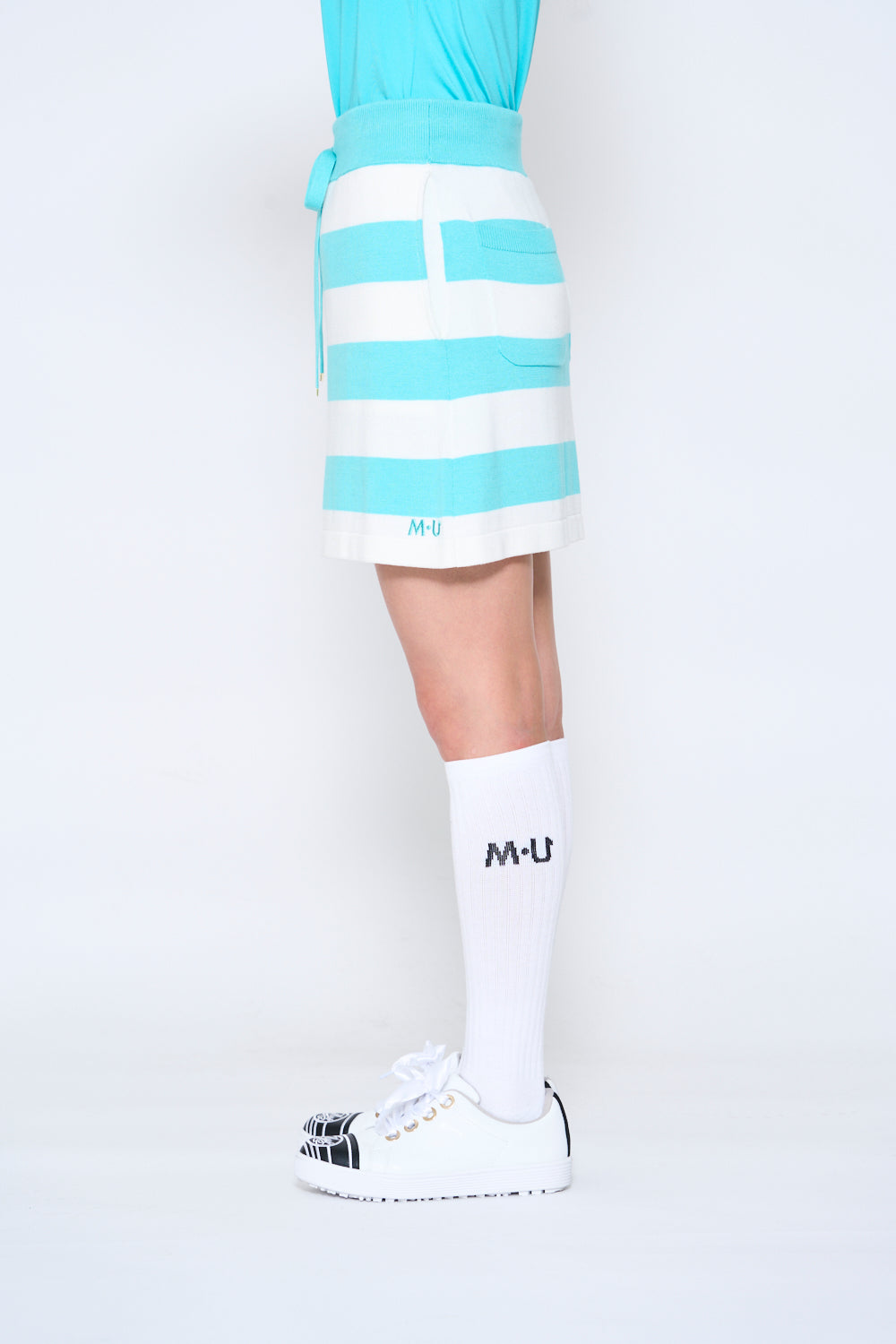 Intarsia knit skirt (801H6558K)