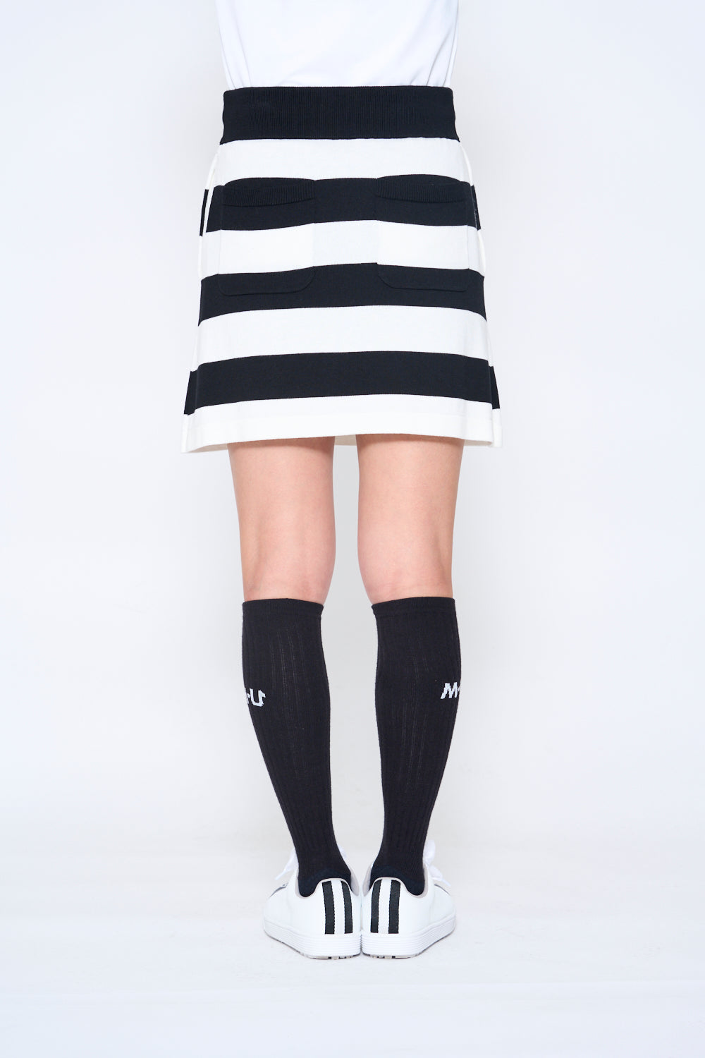 Intarsia knit skirt (801H6558K)