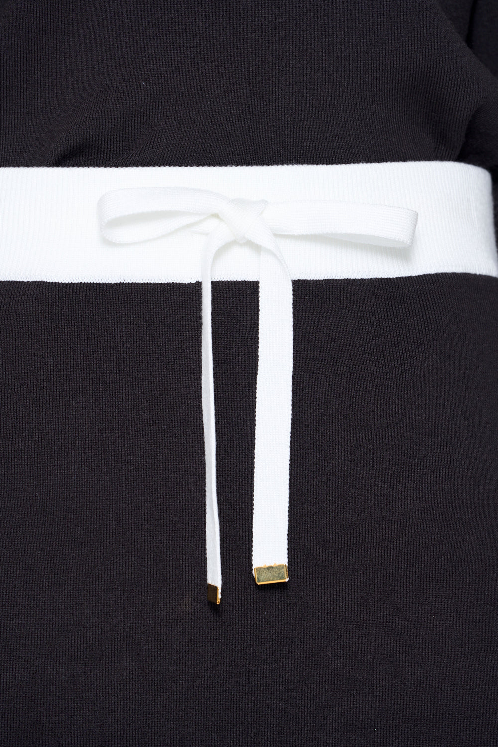 Bicolor knit skirt (701H6560K)