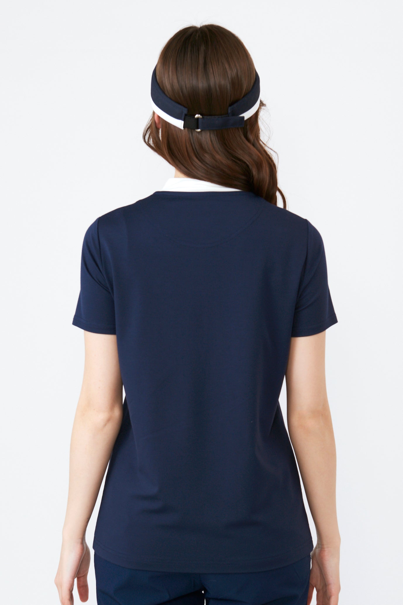 半袖ハイテンションバイカラーハーフジッププルオーバー(801J3450)