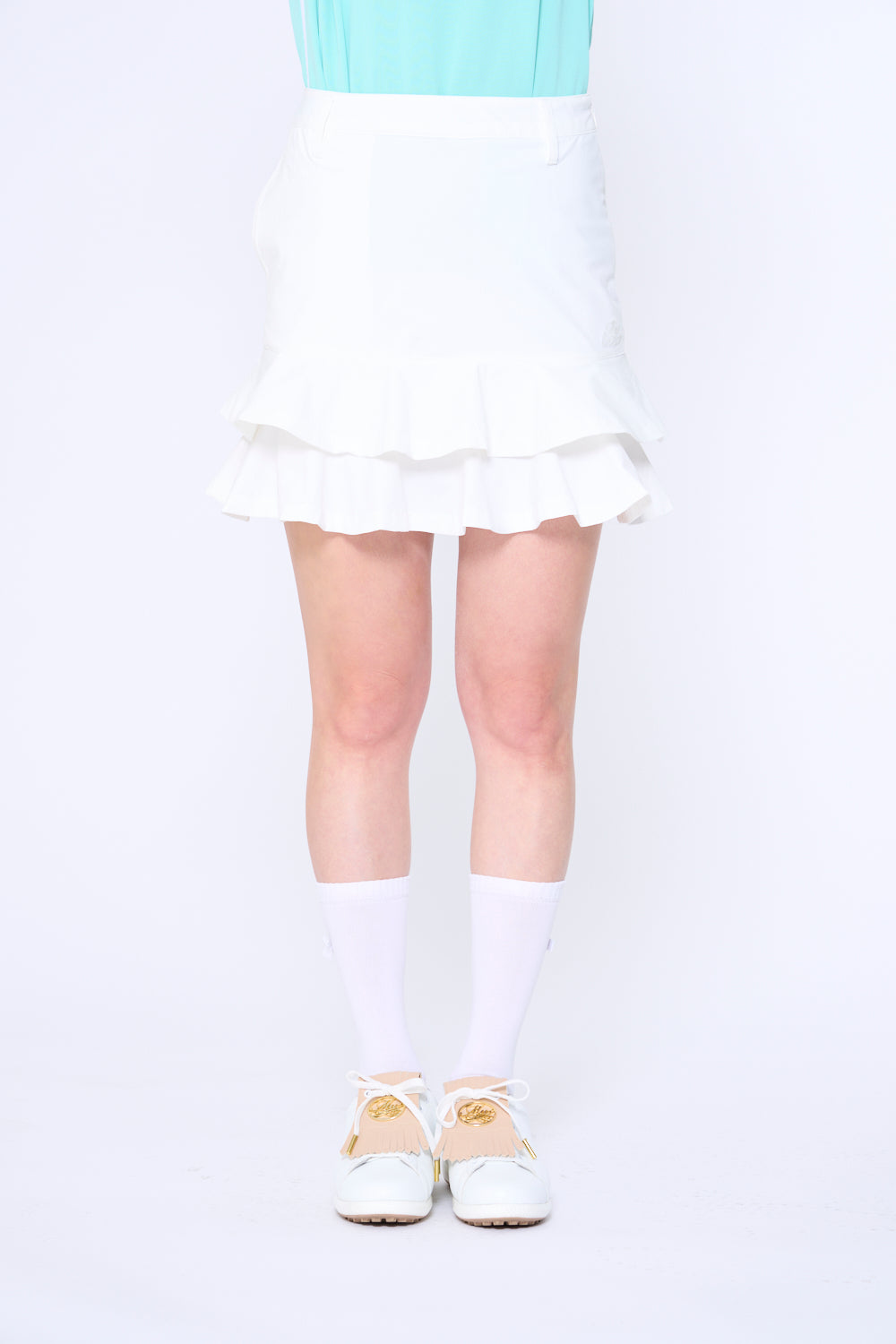 切り替えフレアスカート(701H3516)