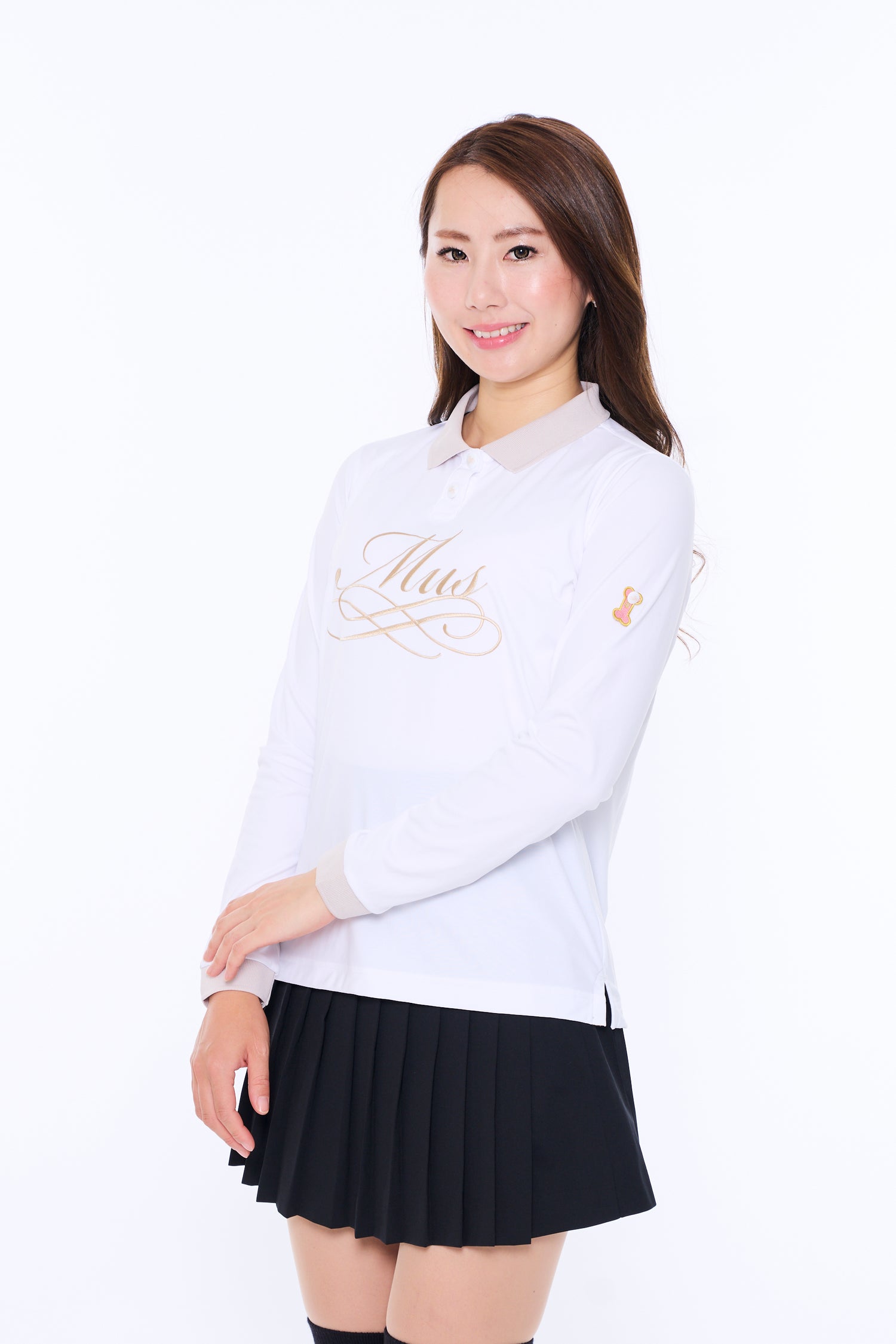 MUS 로고 긴팔 셔츠 (701H2004)