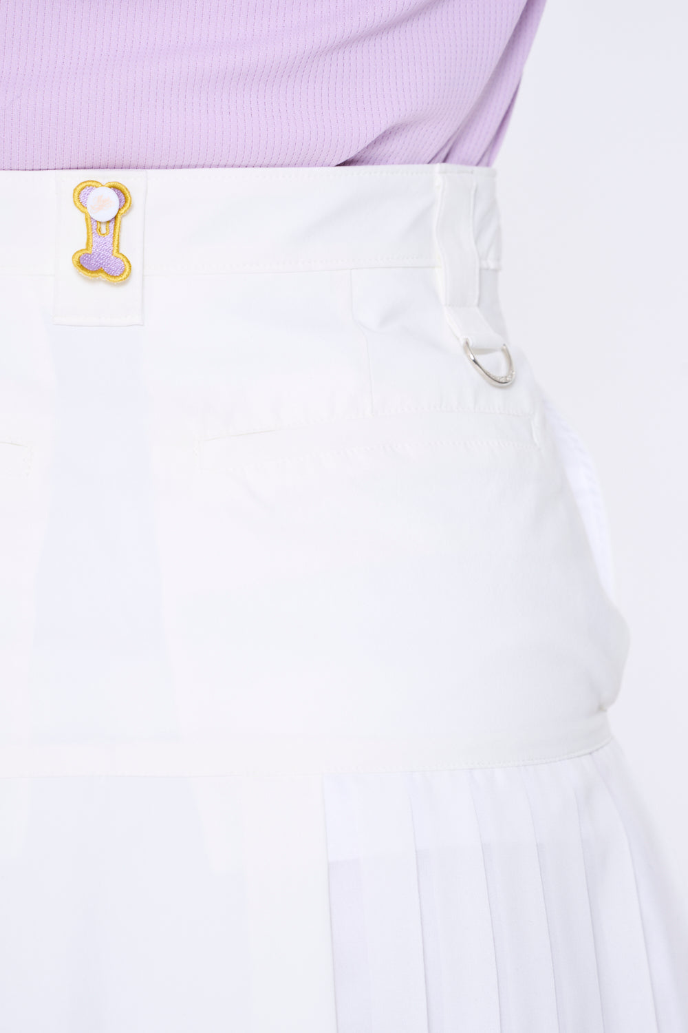 오간지 플리츠 스커트 (701H3514)