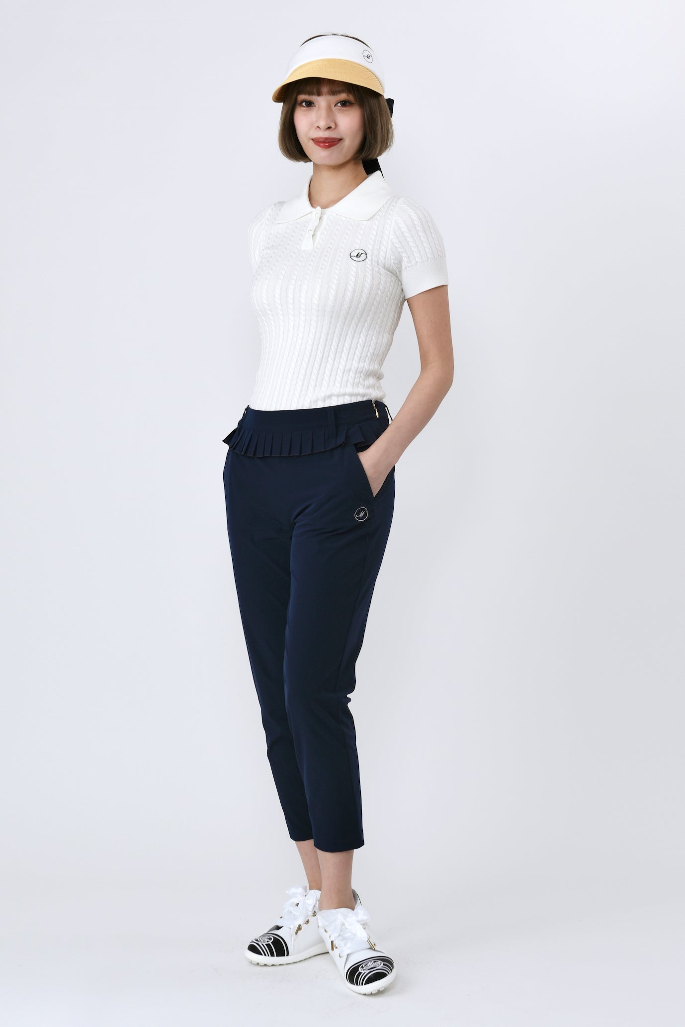 프릴 디테일 팬츠(701J1502)