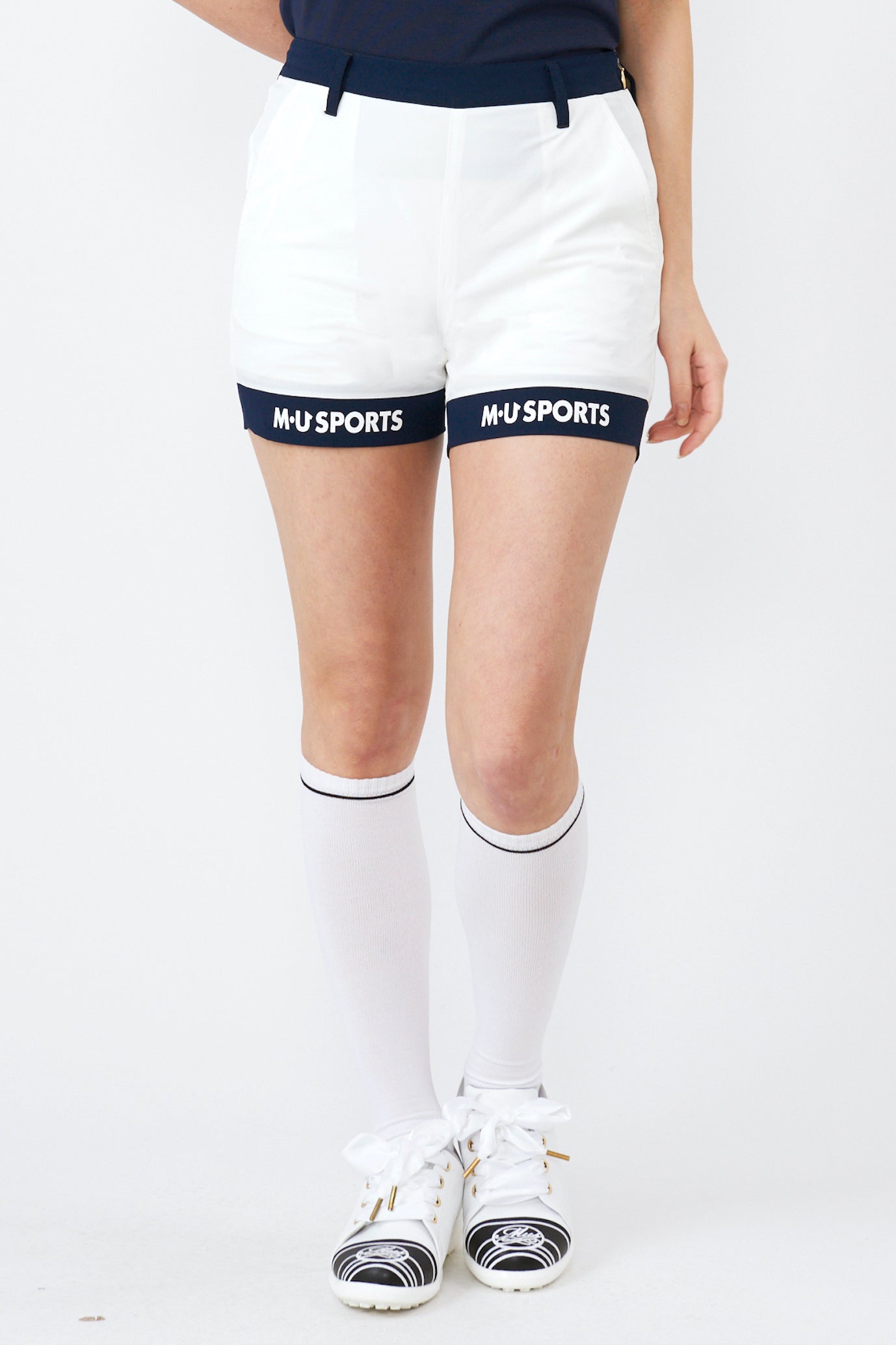 ハイテンションバイカラーショートパンツ(801J4550)