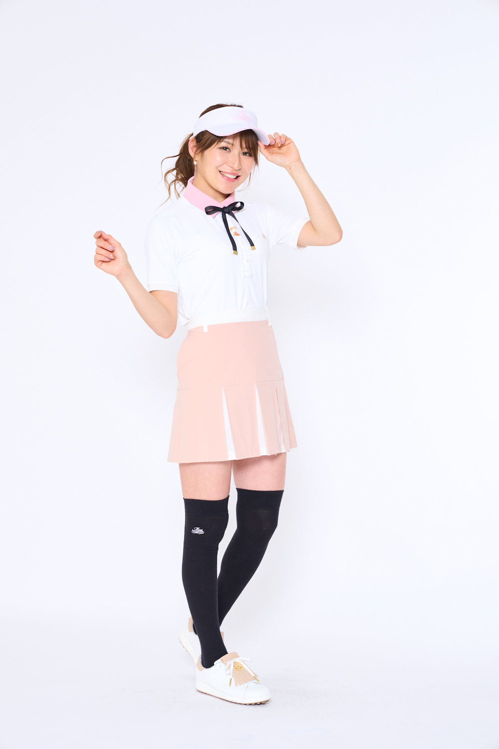 リボン付き半袖ポロ(701H2024)