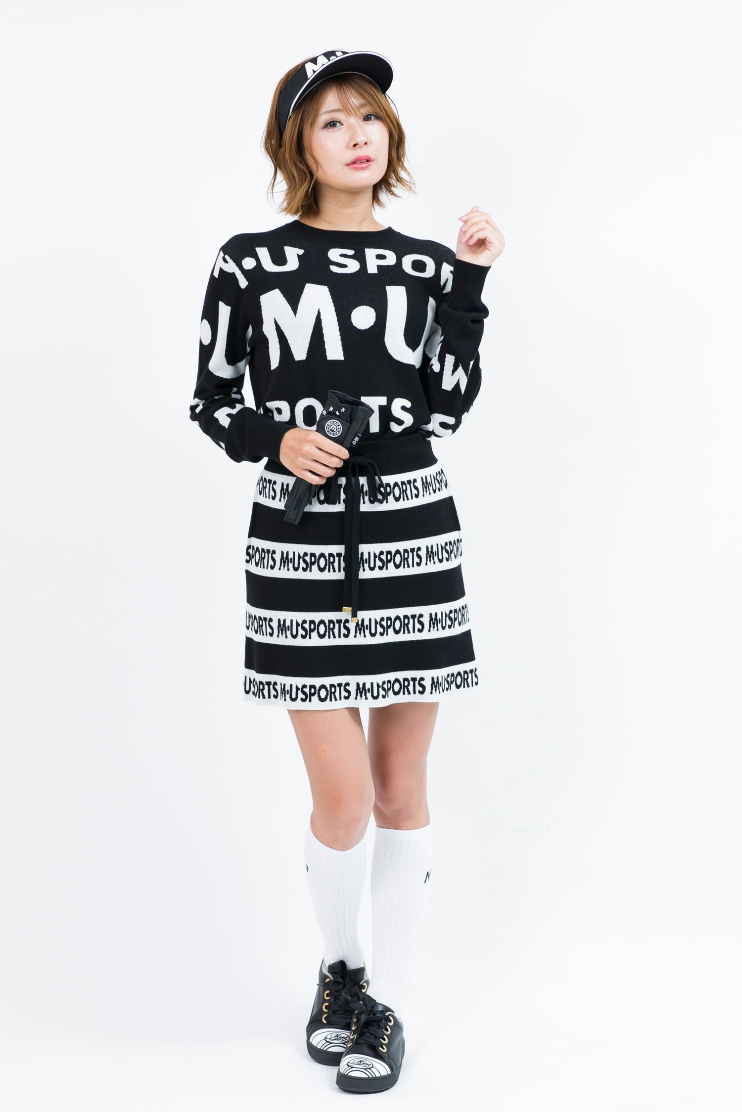 자카드 니트 스커트 (801H8564K)