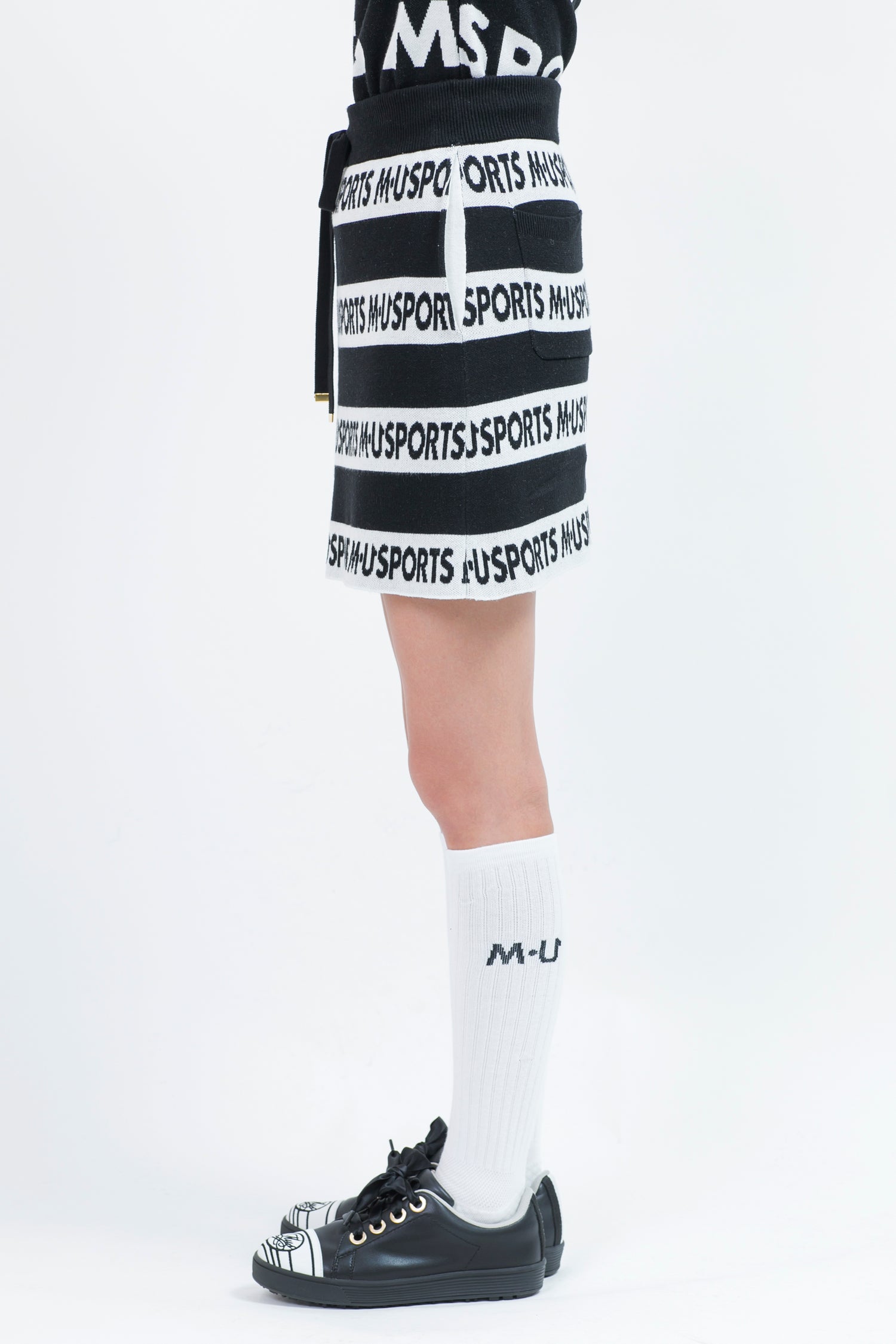 자카드 니트 스커트 (801H8564K)