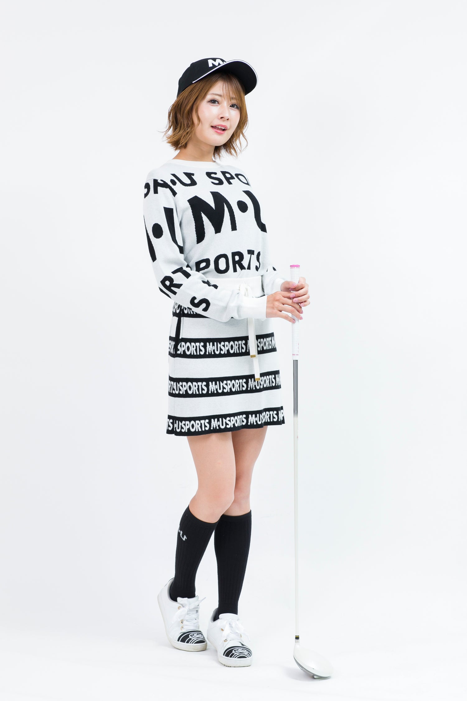 자카드 니트 스커트 (801H8564K)