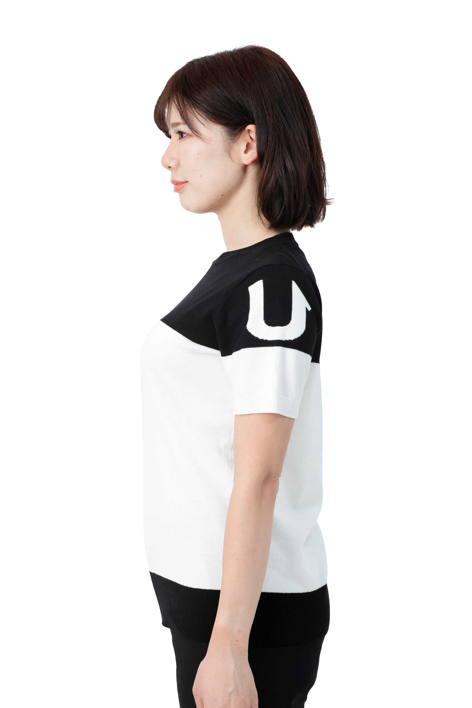 Short sleeve intershirt turtle knit (801H8258K)
