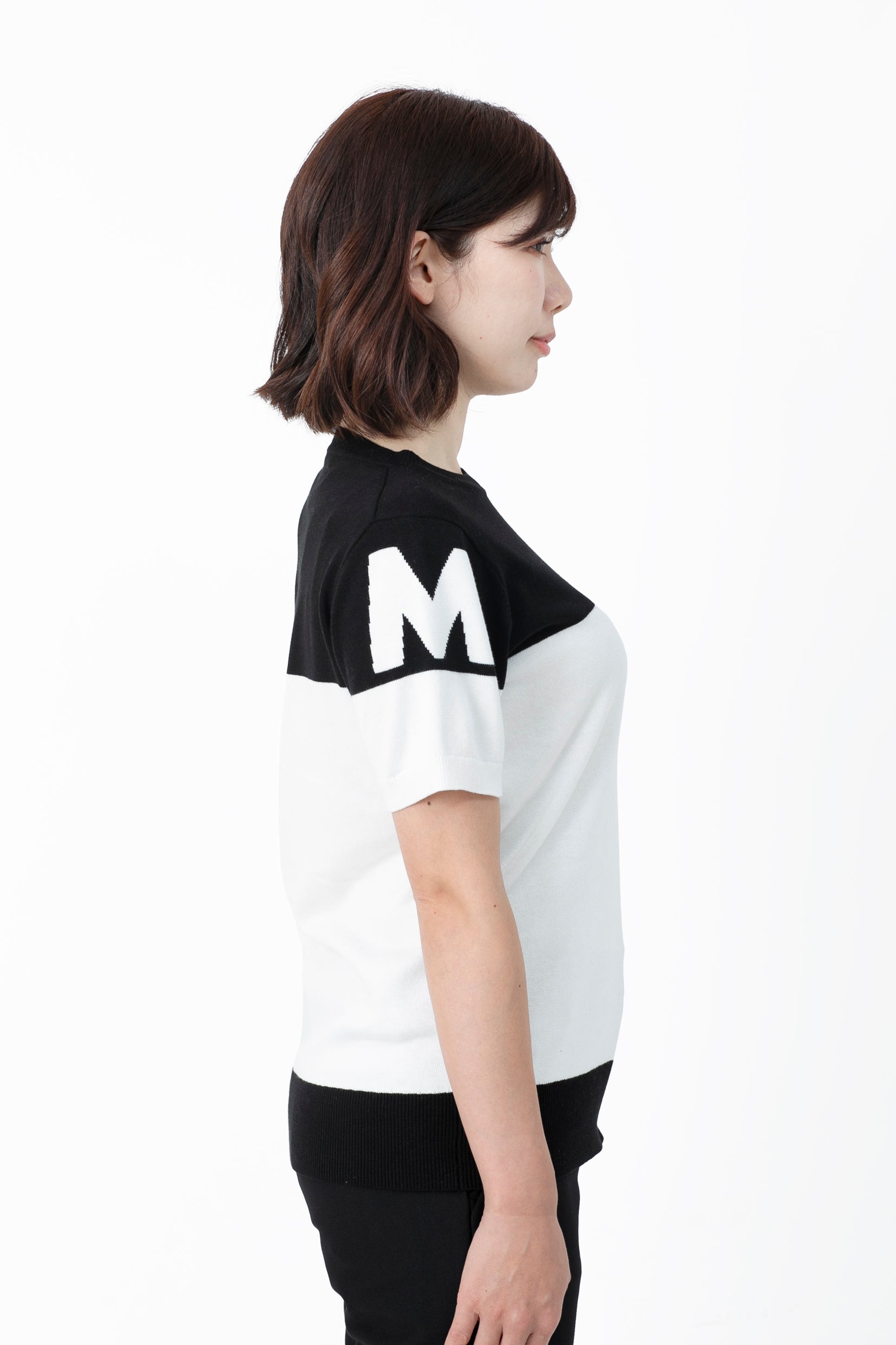 Short sleeve intershirt turtle knit (801H8258K)