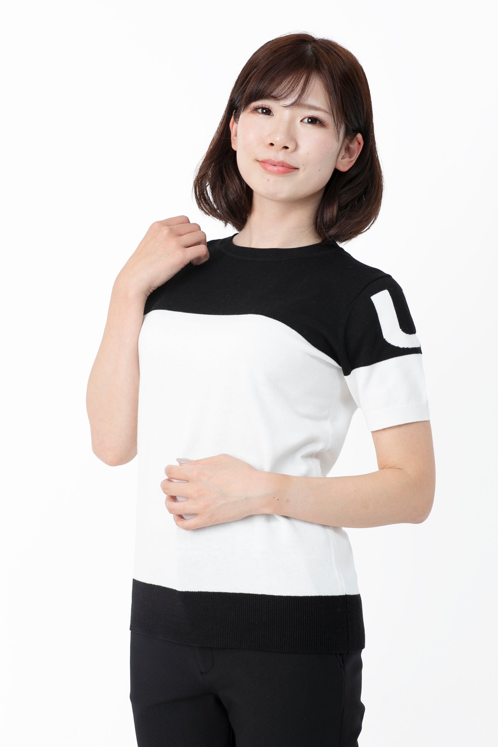 Short sleeve intershirt turtle knit (801H8258K)