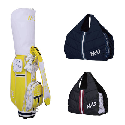[3-piece set to choose from] Character all-over pattern series 3-piece set in selectable colors (caddie bag: yellow)