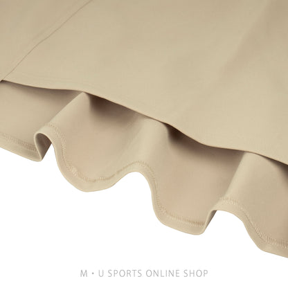 High tension stretch semi-flared skirt (701J8500)
