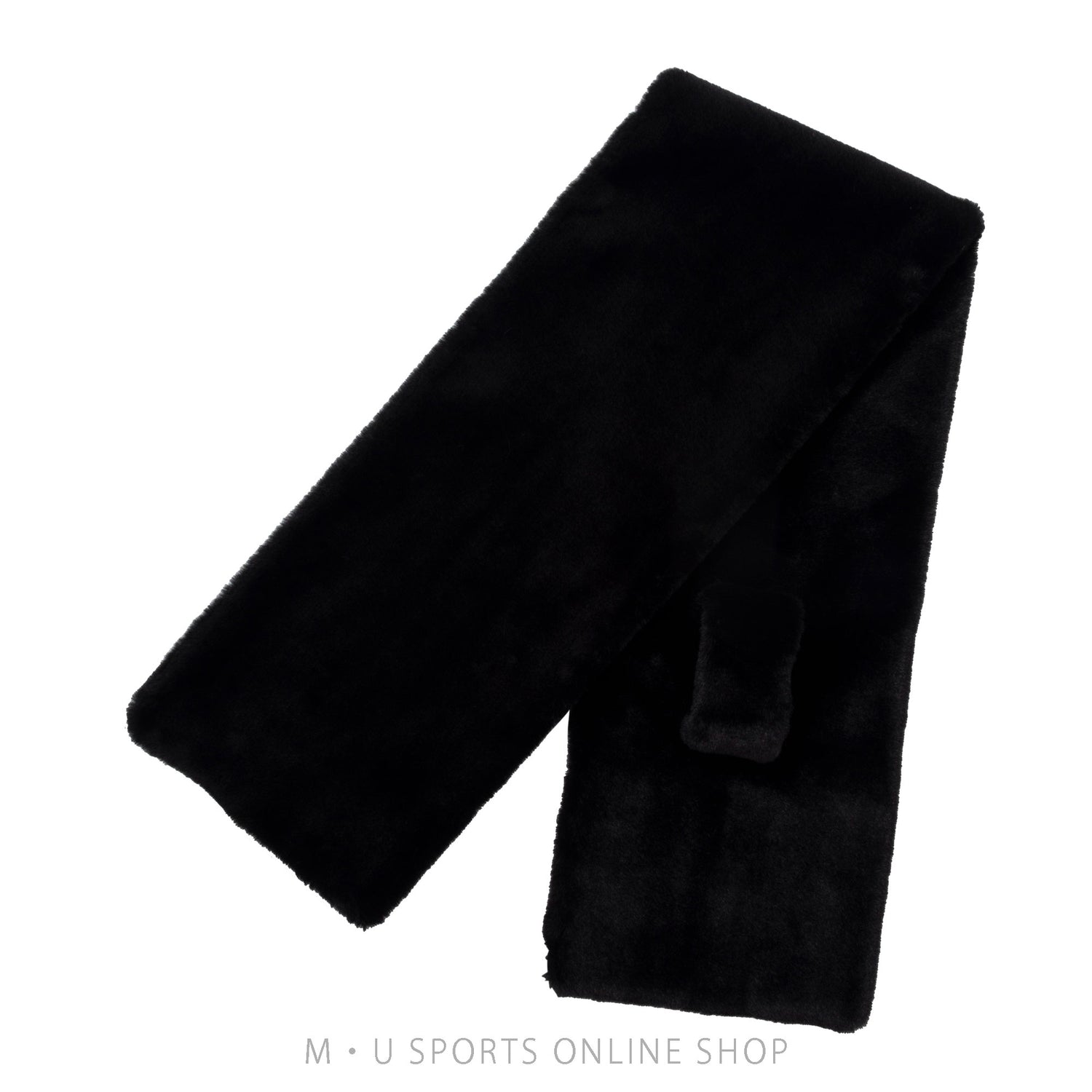 [Flush Set] Boar Stole &amp;amp; Boar Leg Warmer 2-piece Set (Black &amp;amp; Pink)