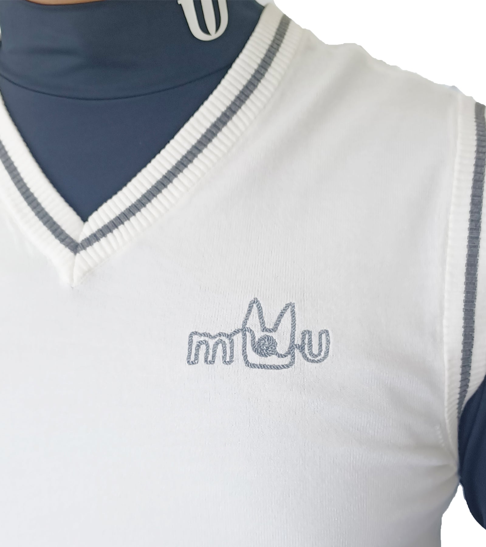 メンズVネックニットベスト