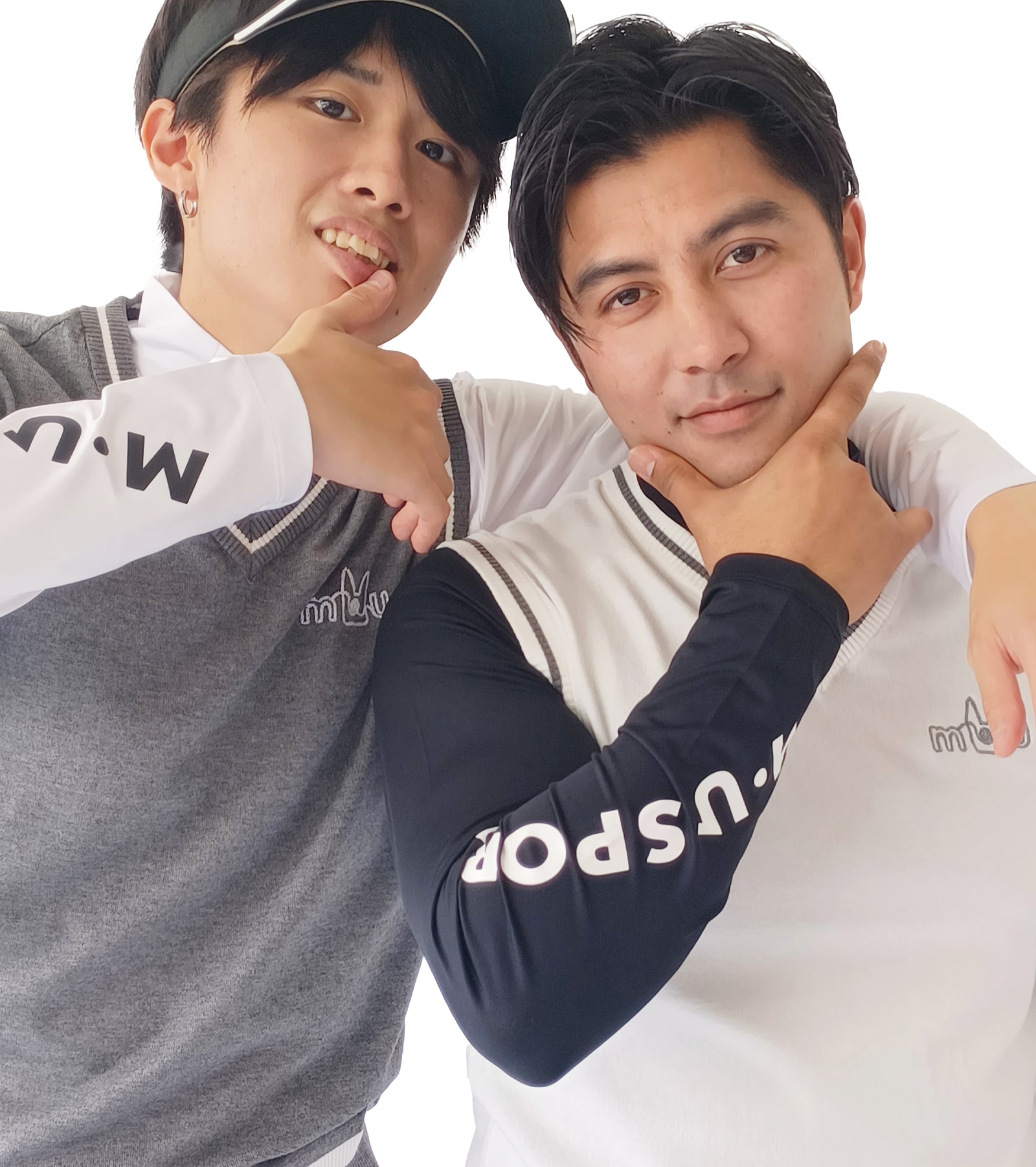 メンズVネックニットベスト