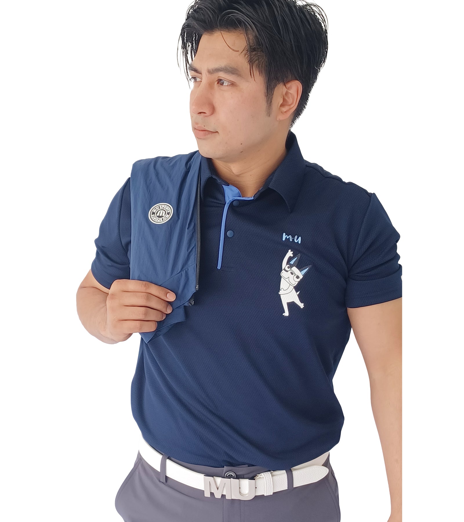 ウルトラライトメンズメッシュブルゾン