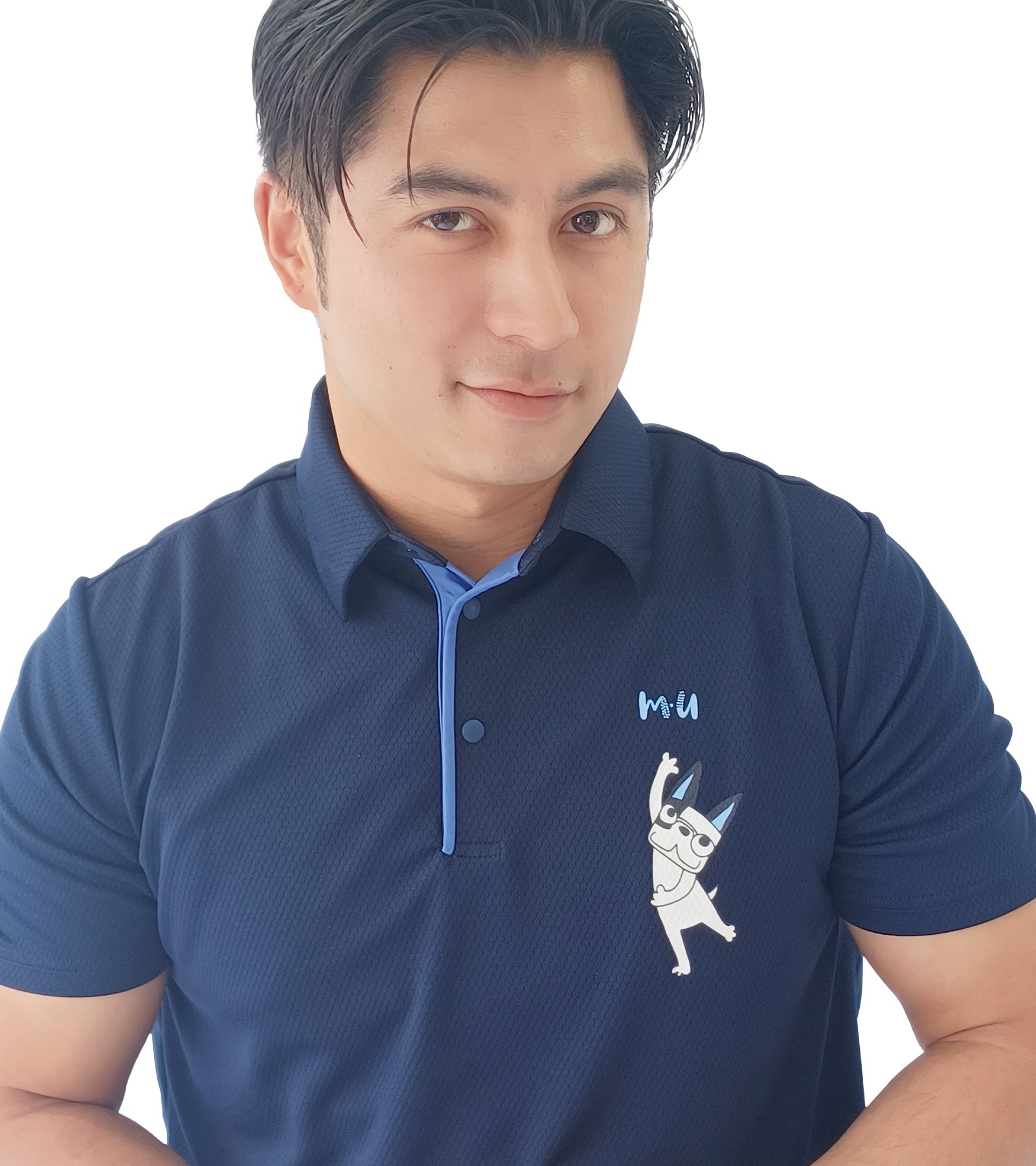 メンズ半袖ハイブリッドシャツ
