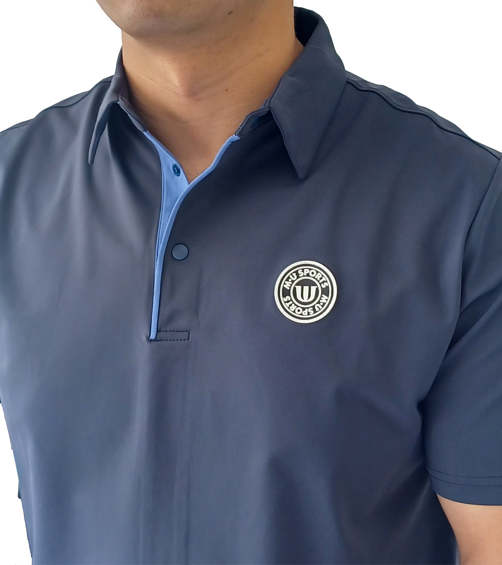 半袖バックメッシュメンズシャツ