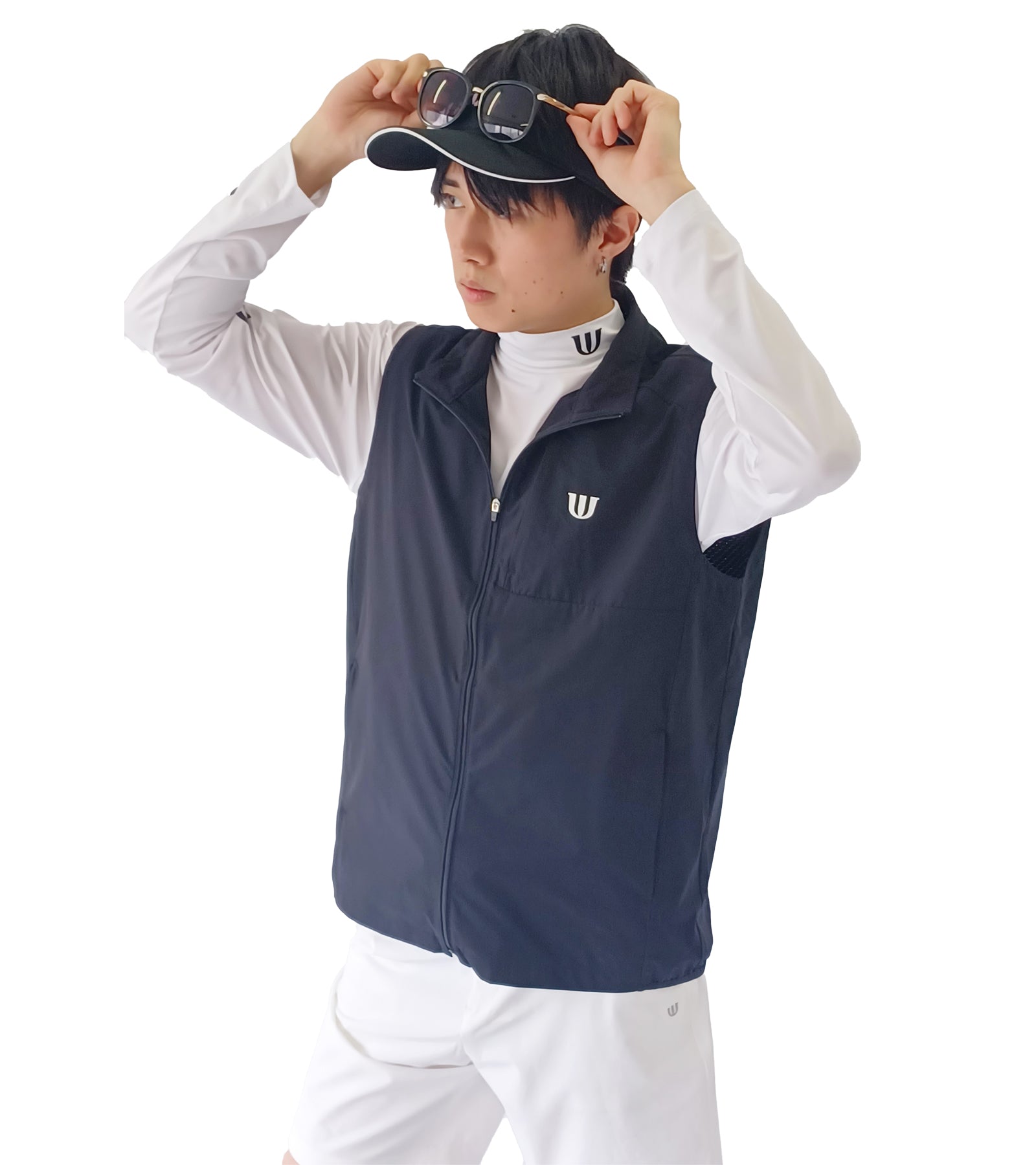 メンズウィンドブレーカーベスト