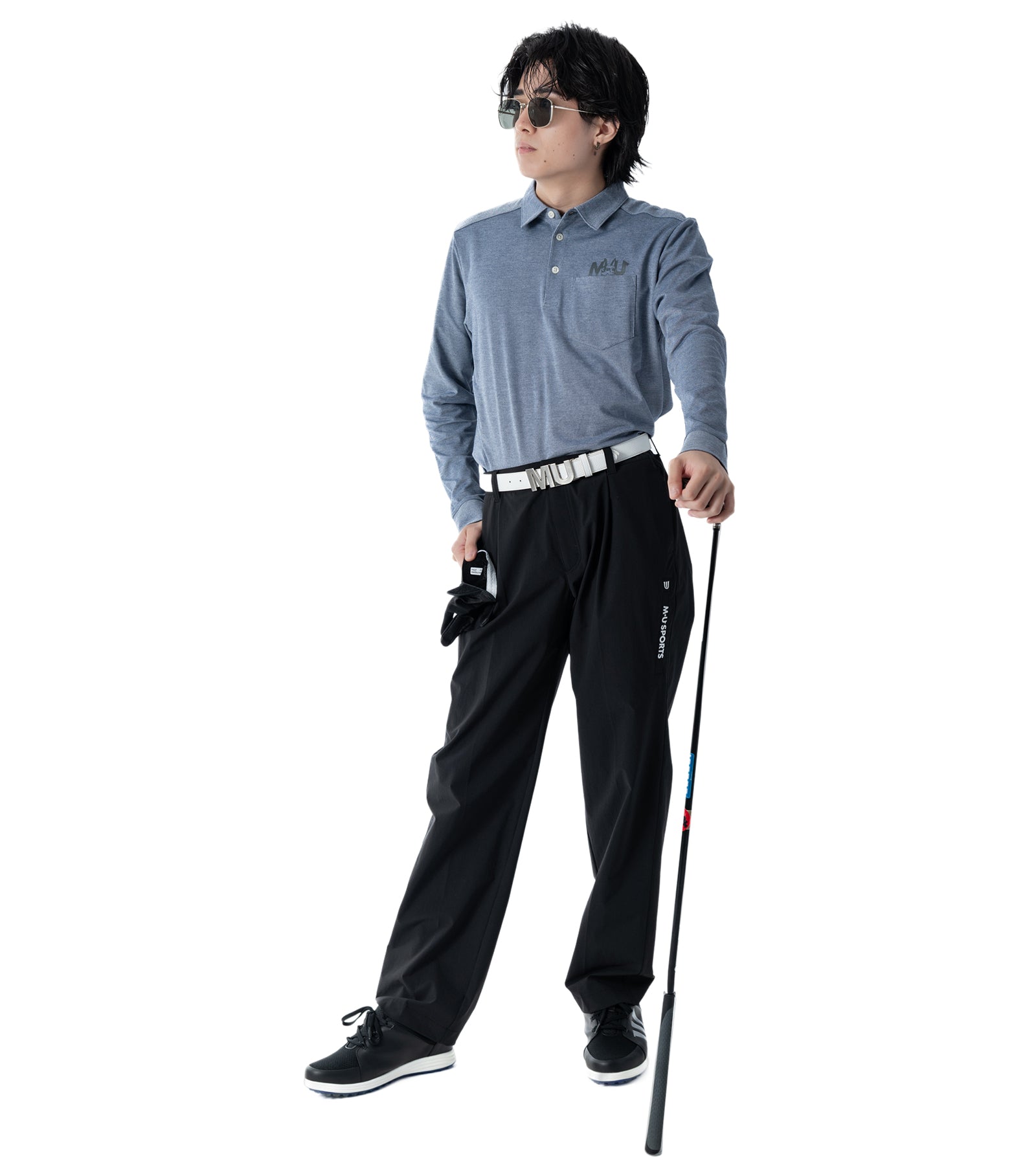 メンズワンタックパンツ
