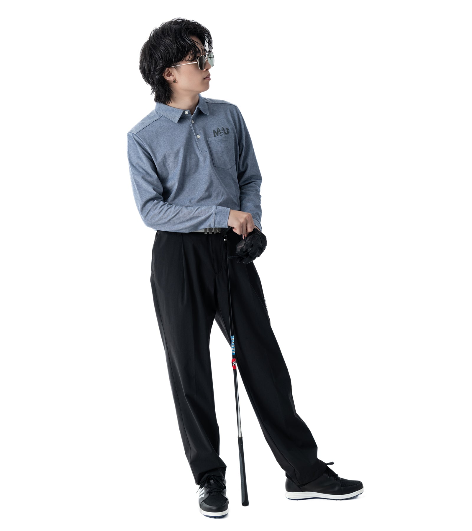 メンズワンタックパンツ