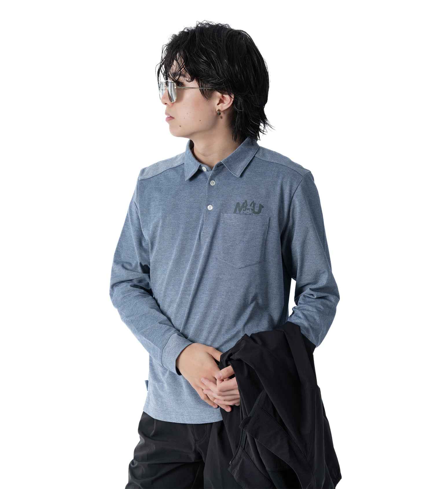 ハイネックメンズブルゾン