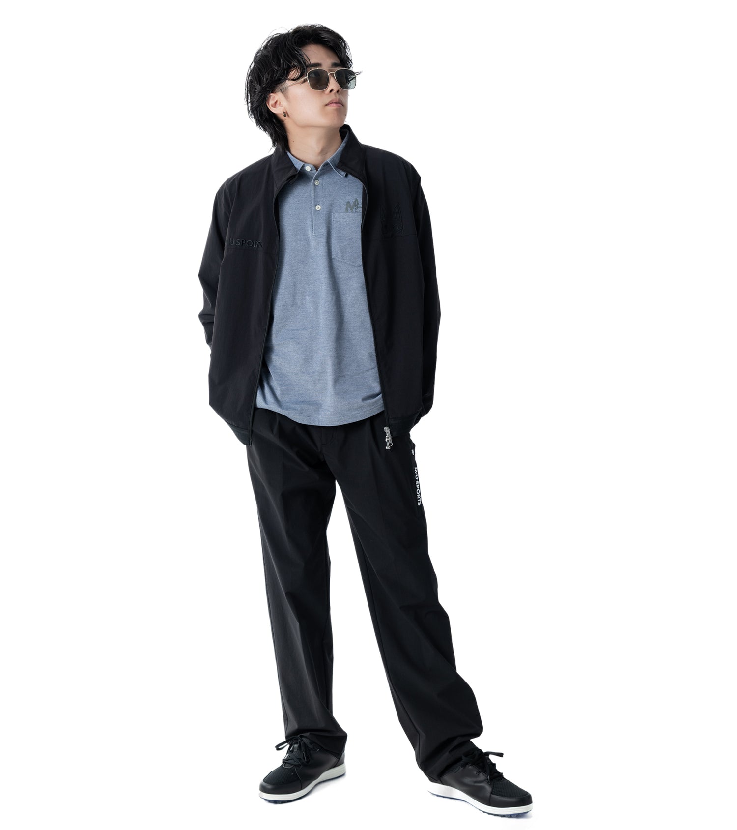 ハイネックメンズブルゾン