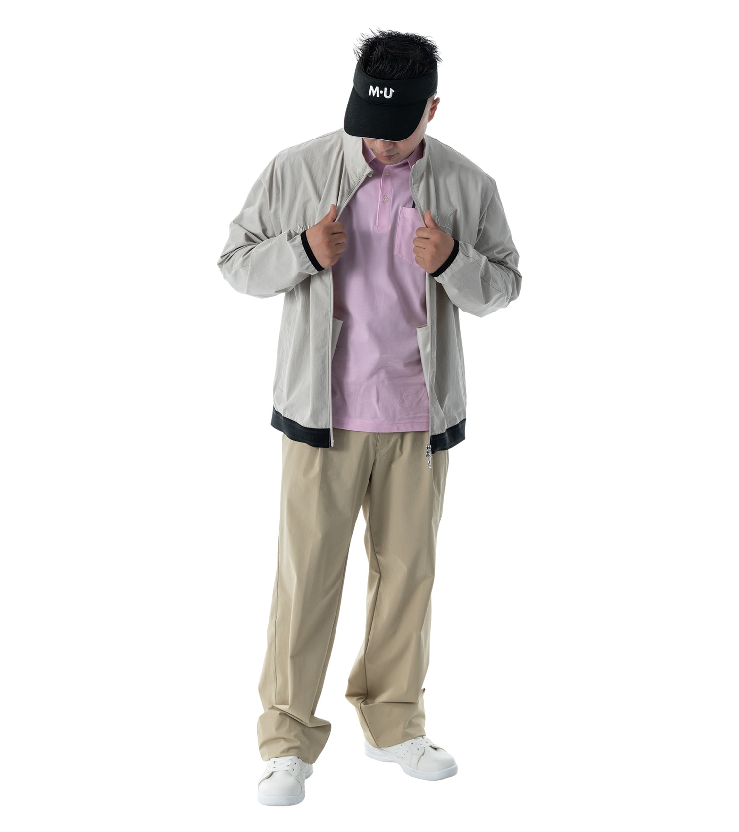 ハイネックメンズブルゾン