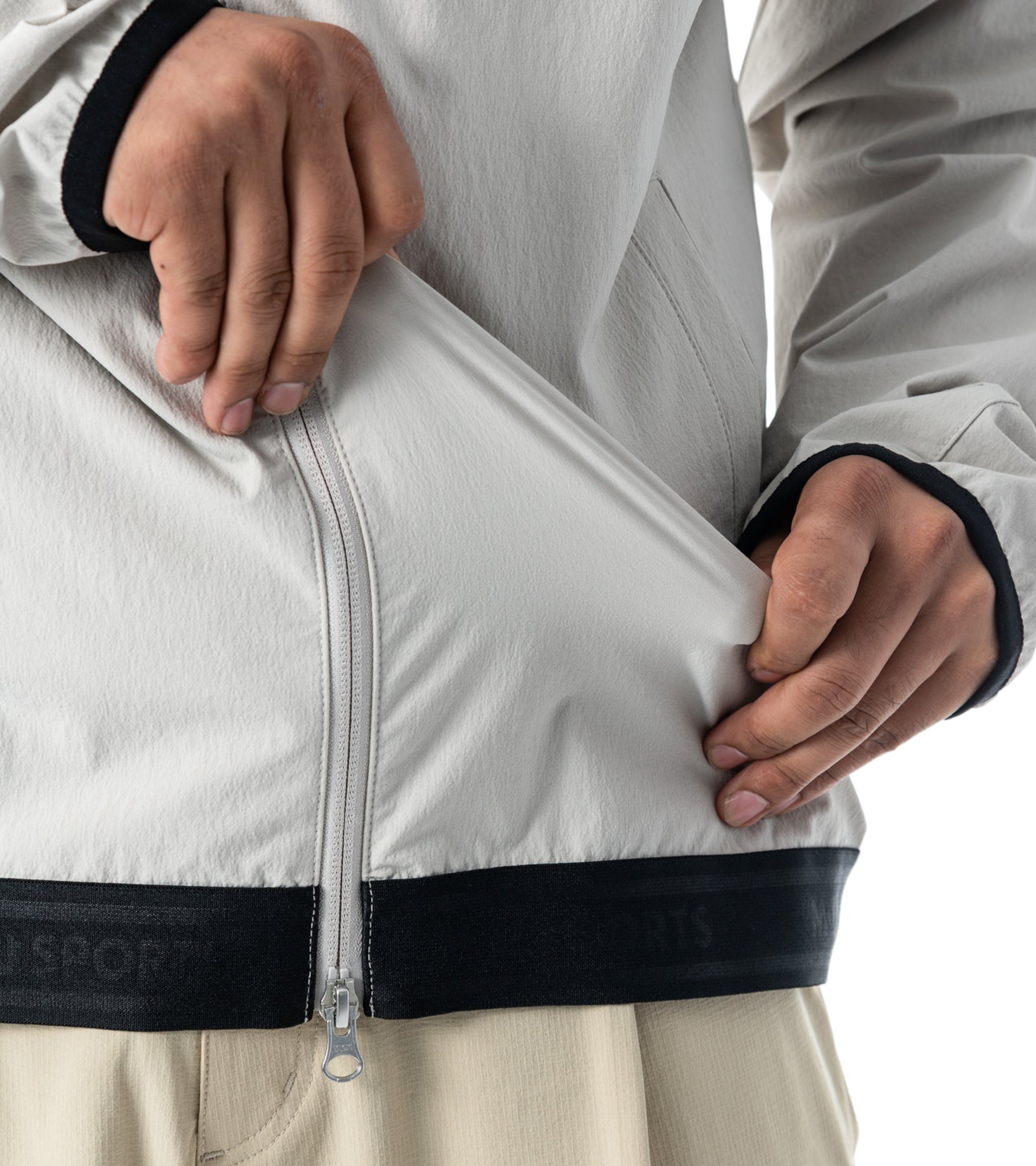 ハイネックメンズブルゾン