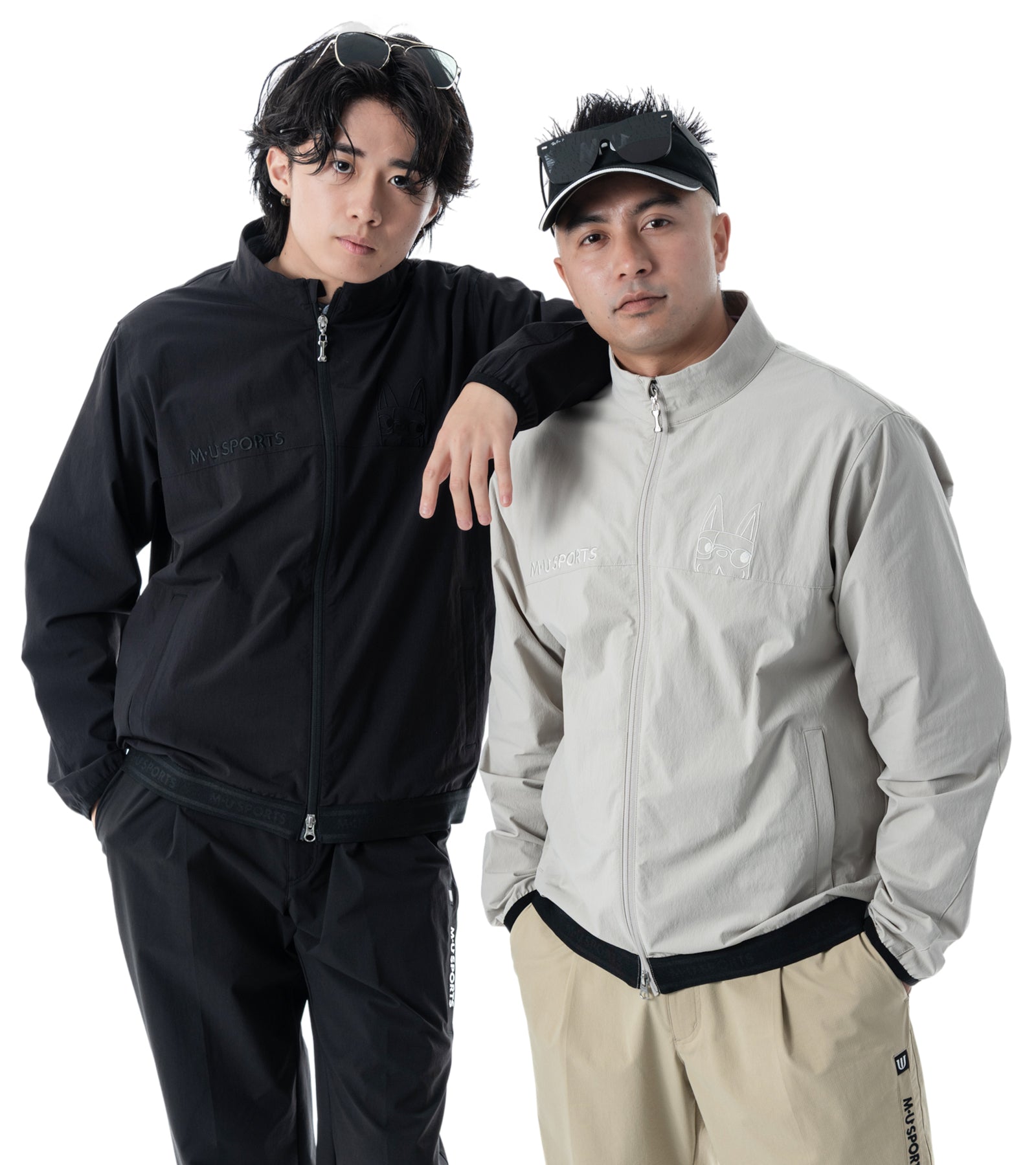 ハイネックメンズブルゾン