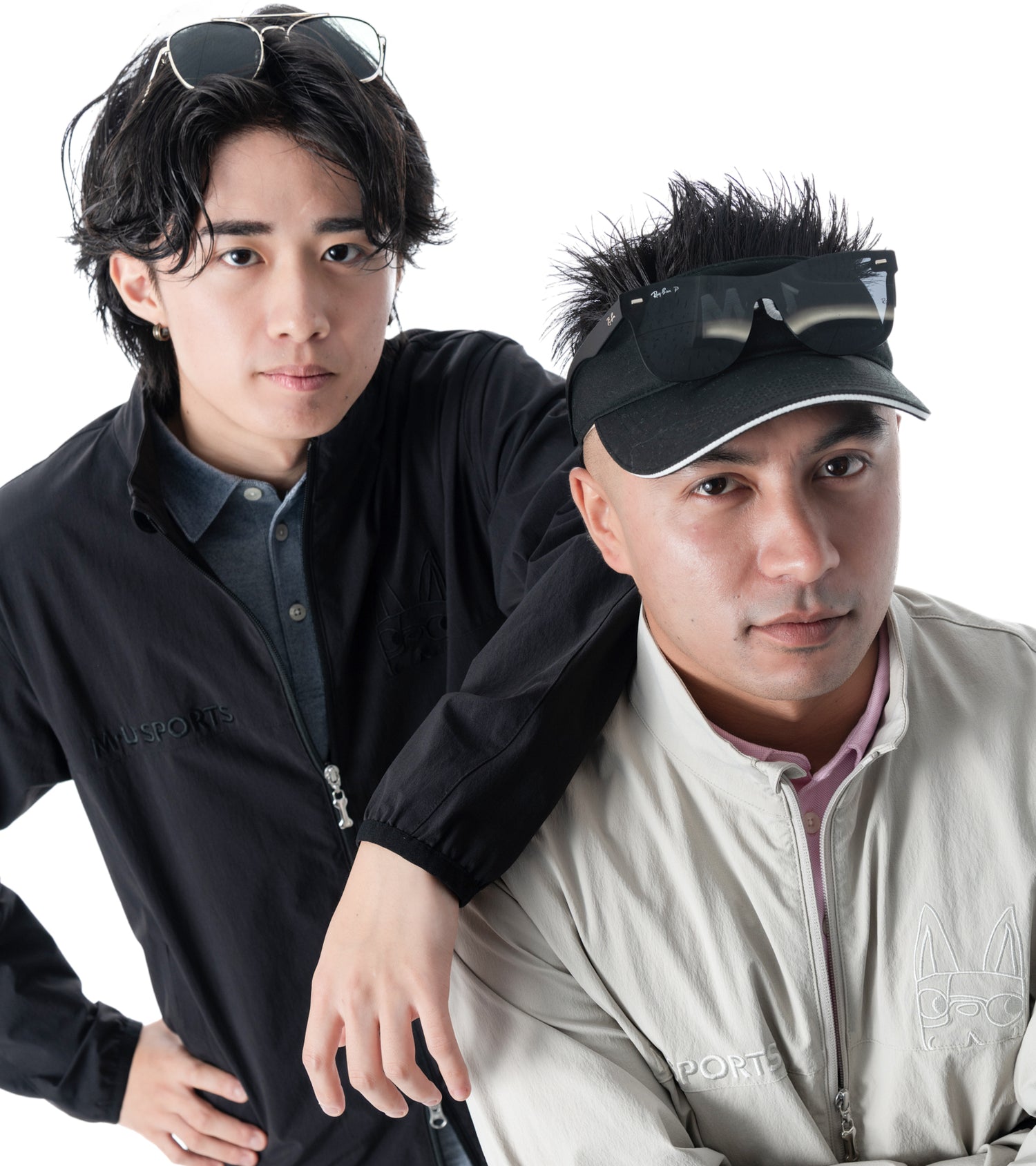 ハイネックメンズブルゾン