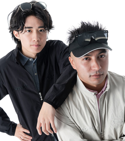 ハイネックメンズブルゾン