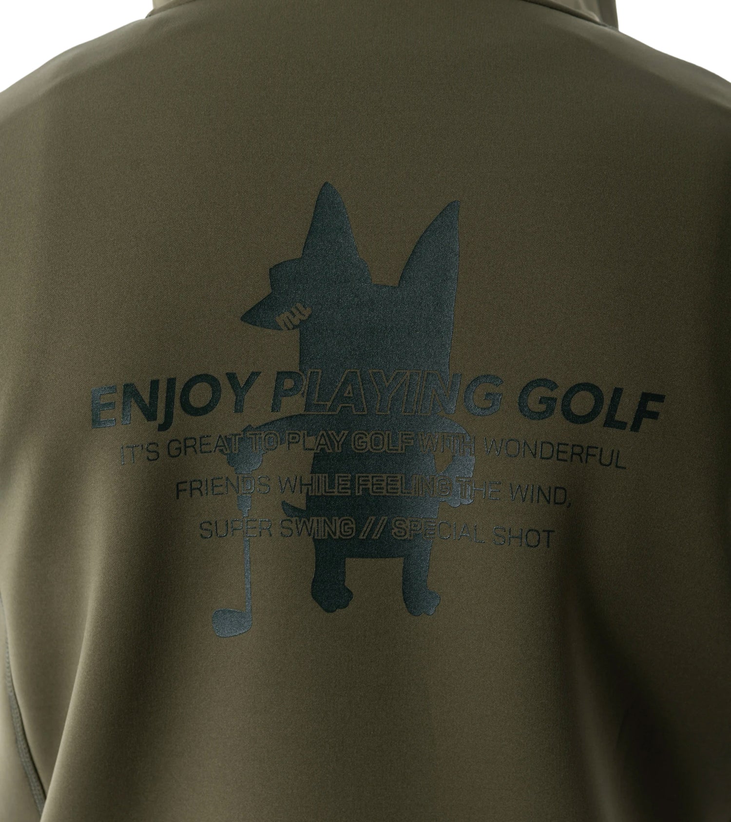 メンズワッペン切替フードパーカー