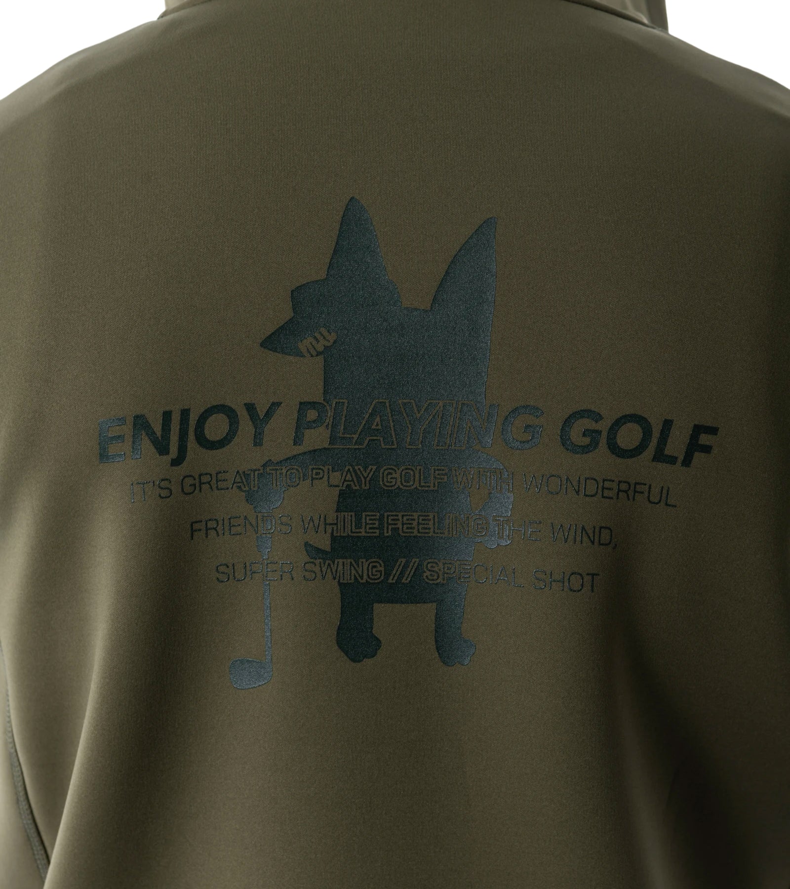 メンズワッペン切替フードパーカー