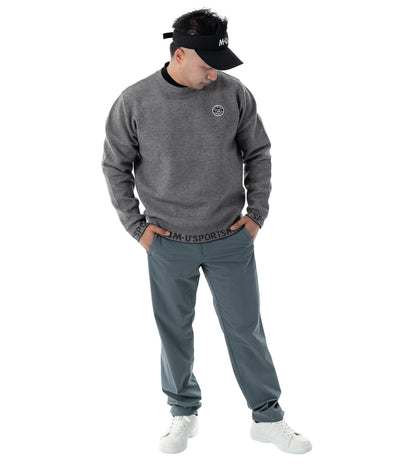 アーモスイングメンズインターシャニット