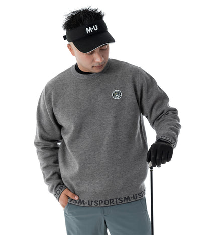 アーモスイングメンズインターシャニット