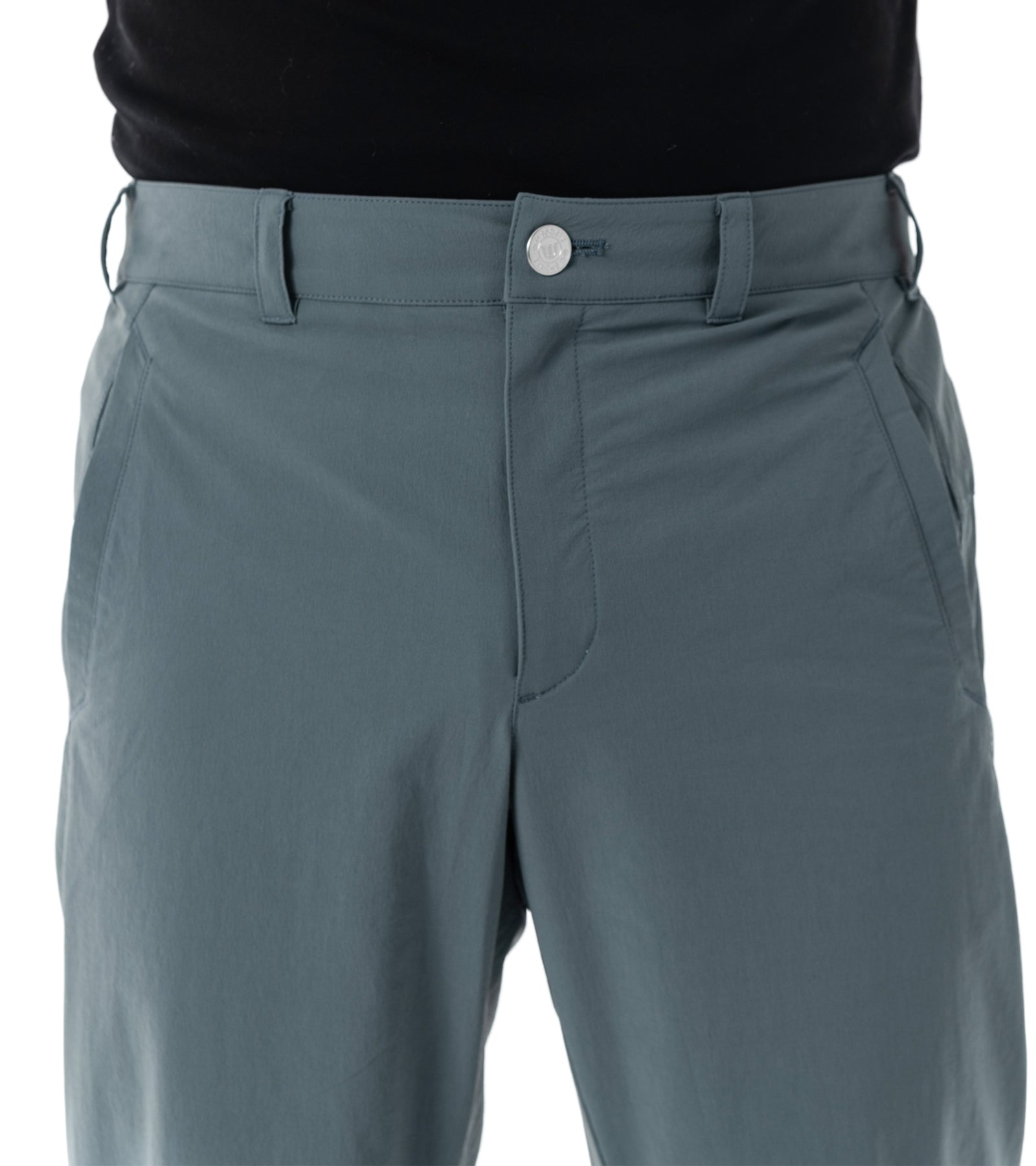 メンズスリム切替パンツ