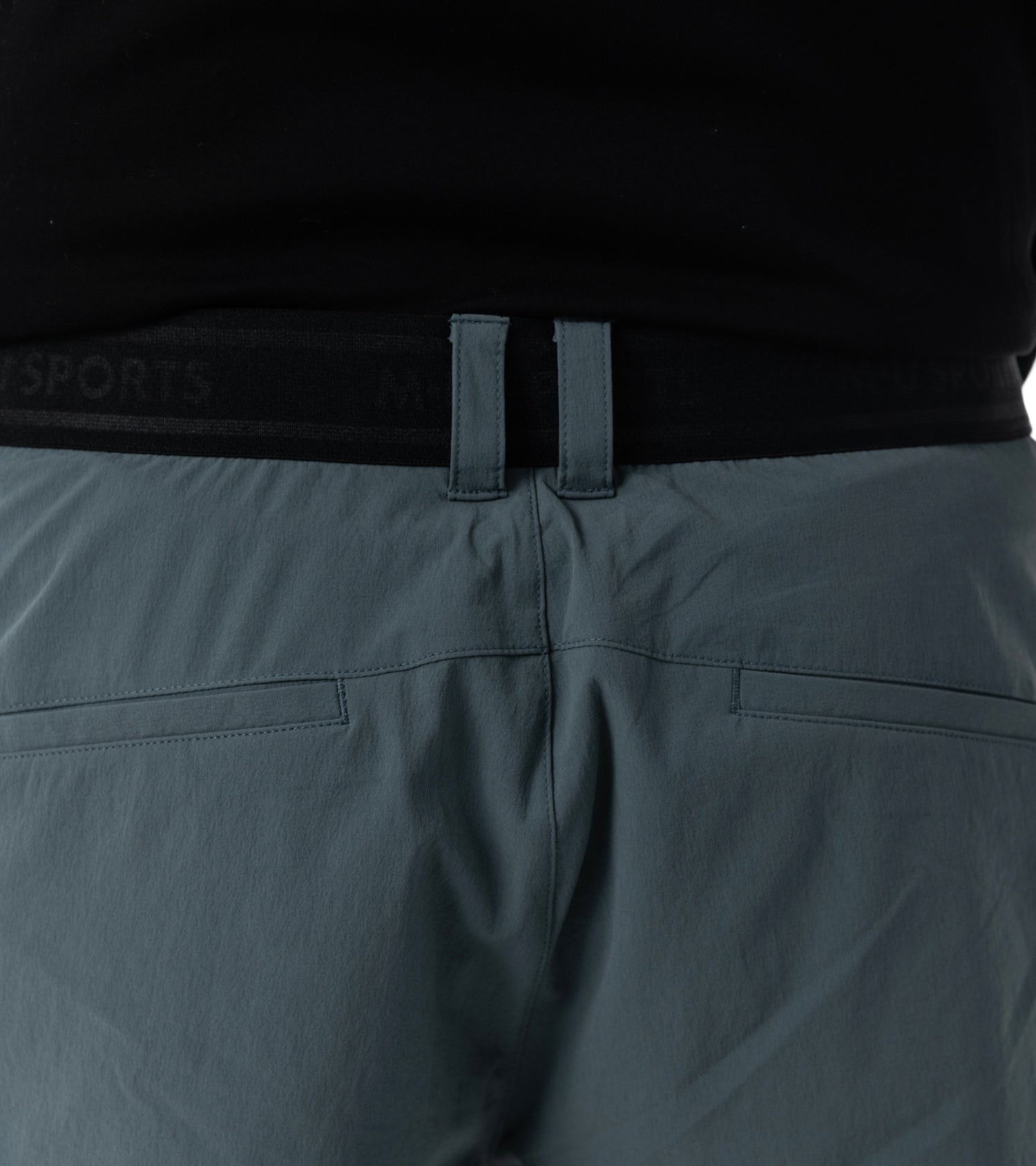 メンズスリム切替パンツ