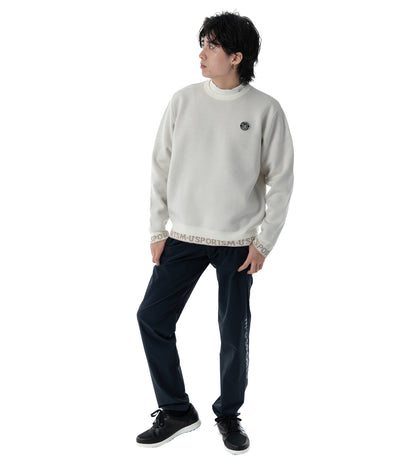 メンズスリム切替パンツ