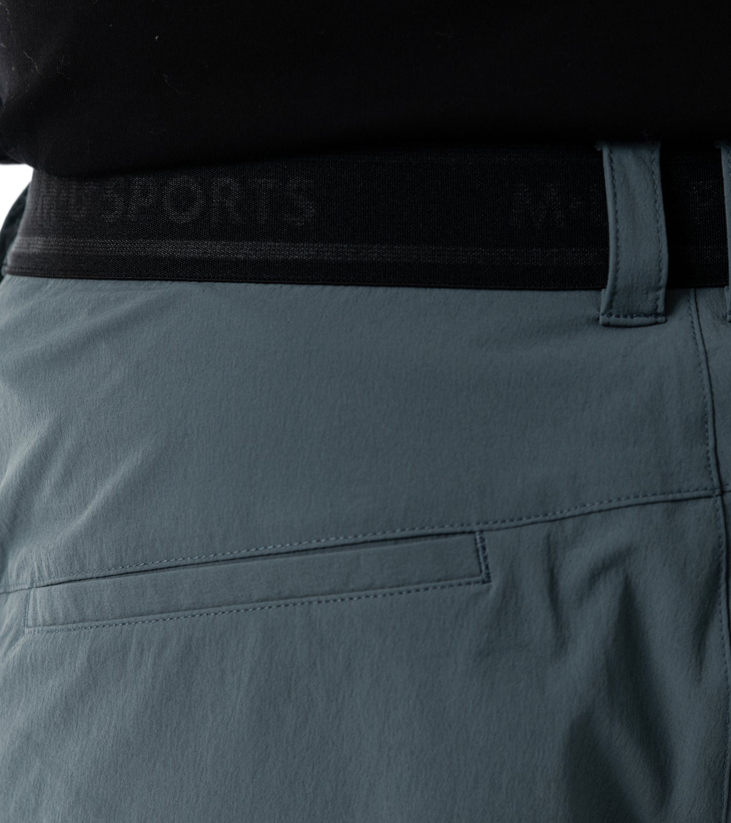 メンズスリム切替パンツ