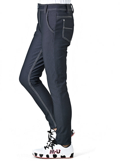 High tension check pants (701J7516)