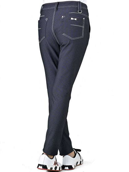 High tension check pants (701J7516)