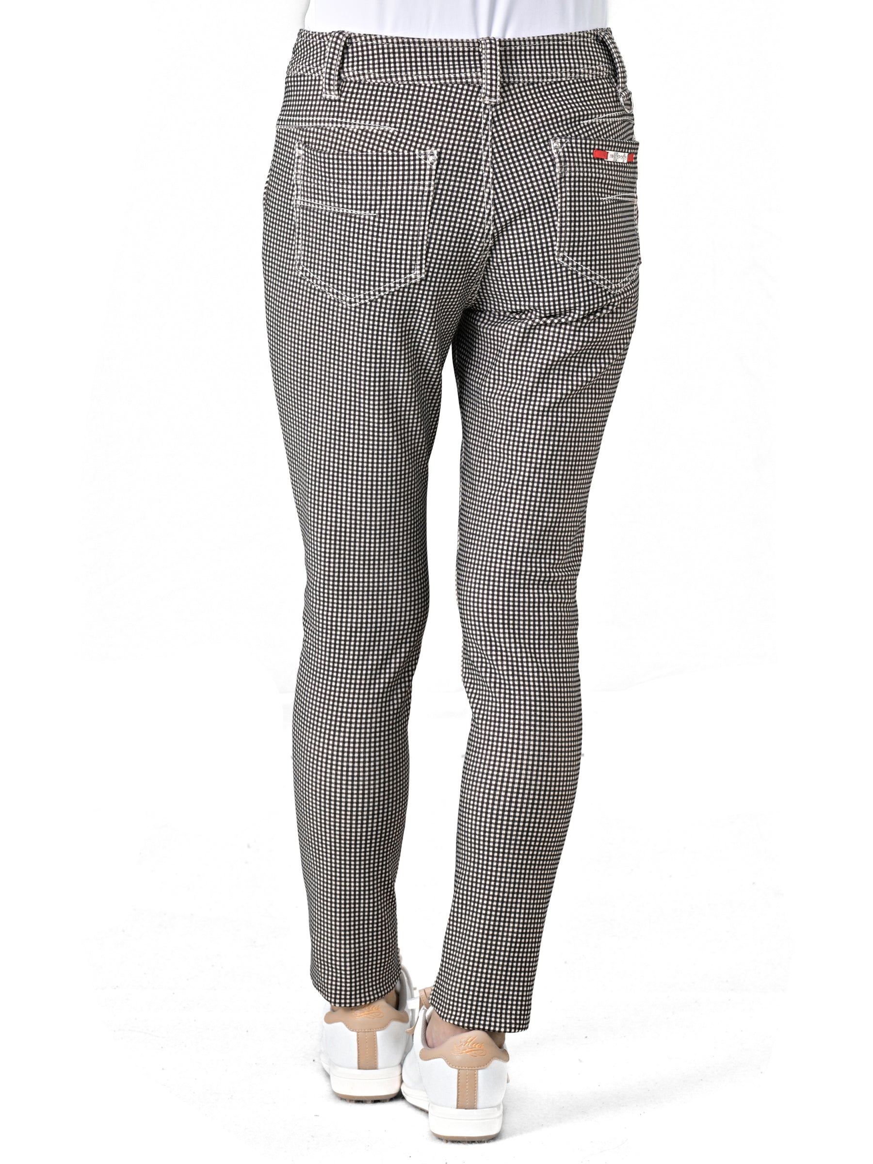 High tension check pants (701J7516)