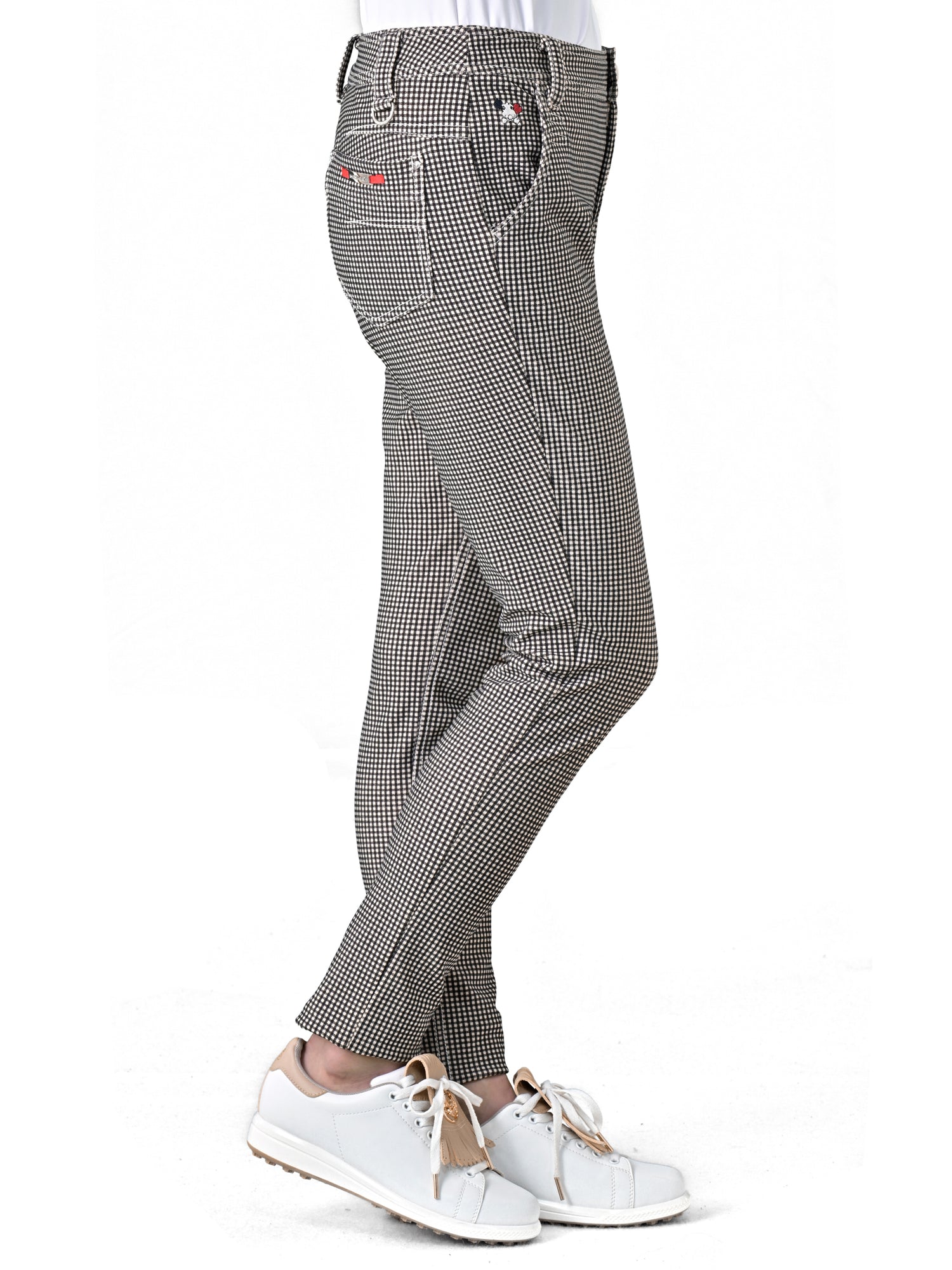 High tension check pants (701J7516)