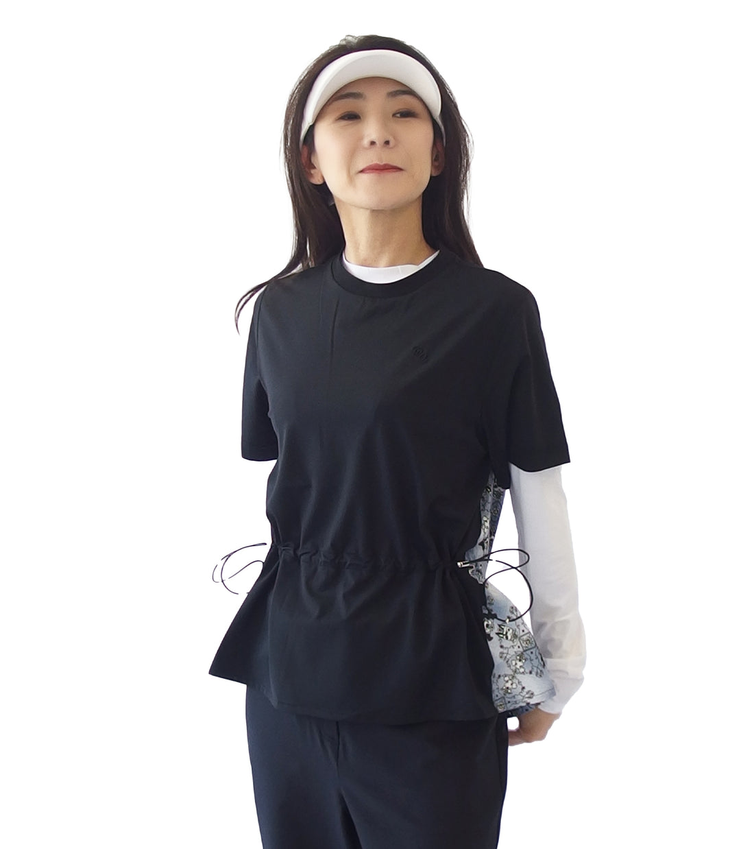 半袖ルーズフィットプルオーバー