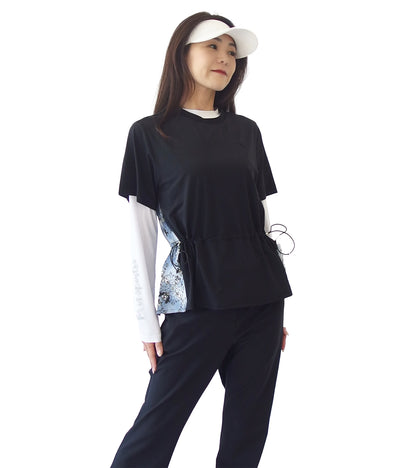 半袖ルーズフィットプルオーバー